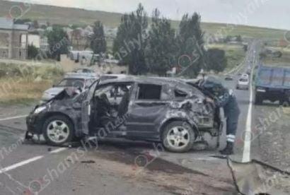  Ողբերգական վթար . կա 1 զոհ, 4 վիրավոր