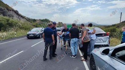 Ավտովթար Գեղարքունիքի մարզում. հղի կինն ու մեկամյա երեխան հիվանդանոց են տեղափոխվել