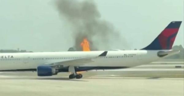 Օդանավակայանում Airbus A330 ինքնաթիռն է բռնկվել, որում եղել է 300 մարդ