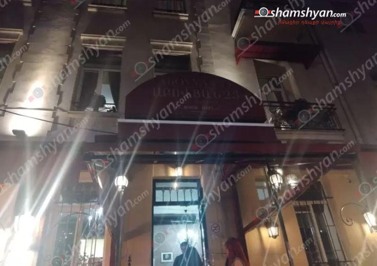 Ողբերգական դեպք՝ Երևանում գործող հայտնի սրճարաններից մեկում. հայտնաբերվել է տղամարդու մարմին
