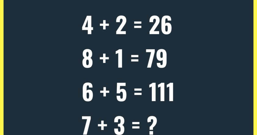 Միայն քչերն են կարողանում լուծել այս մաթեմատիկական գլուխկոտրուկը