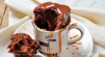 Six super-delicious desserts in a mug